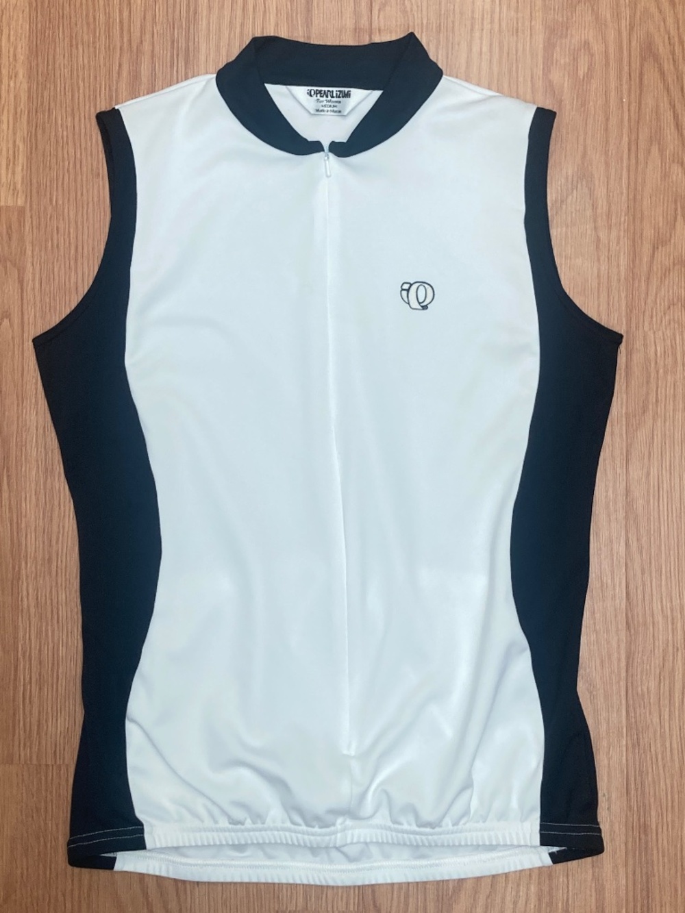 Vintage Pearl Izumi Cycling Jersey - White/Black - Womens M - Spring 02